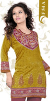 French Crepe Kurtis