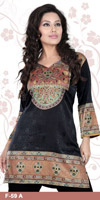 French Crepe Kurtis